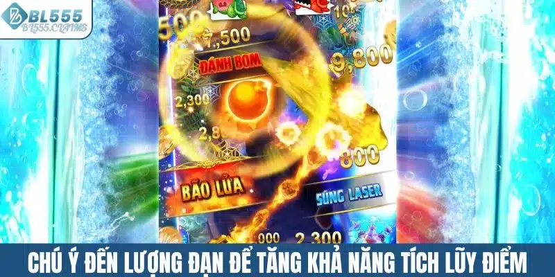 Khách hàng chú ý đến lượng đạn để tăng khả năng tích lũy điểm