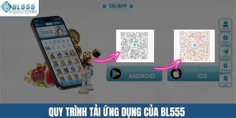 Quy trình tải ứng dụng của BL555